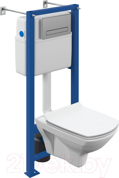 Изображение товара Унитаз подвесной с инсталляцией Cersanit Carina XL CO DPL EO Slim / 64440