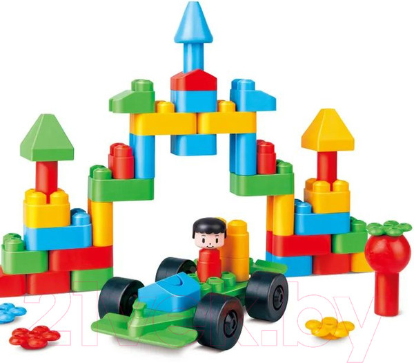 Изображение товара Конструктор PolyM Креативный город / 760007_HP (50эл)