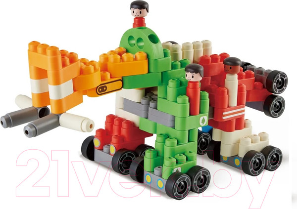 Изображение товара Конструктор PolyM Городской транспорт / 760024_HP (130эл)