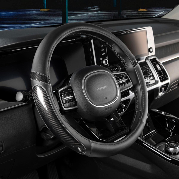 Изображение товара Оплетка на руль Skyway Carbon 1 M / S01102432 (черный)