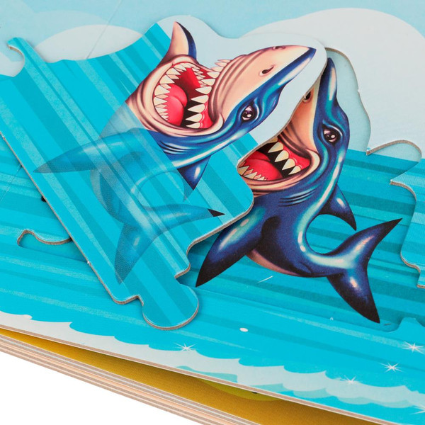 Изображение товара Книга-пазл Умка Умка 6 пазлов. Веселые пираты, твердая обложка