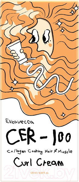 Изображение товара Крем для волос Elizavecca CER-100 Collagen Coating Hair A+ Muscle Curl Cream (120мл)