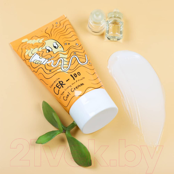 Изображение товара Крем для волос Elizavecca CER-100 Collagen Coating Hair A+ Muscle Curl Cream (120мл)