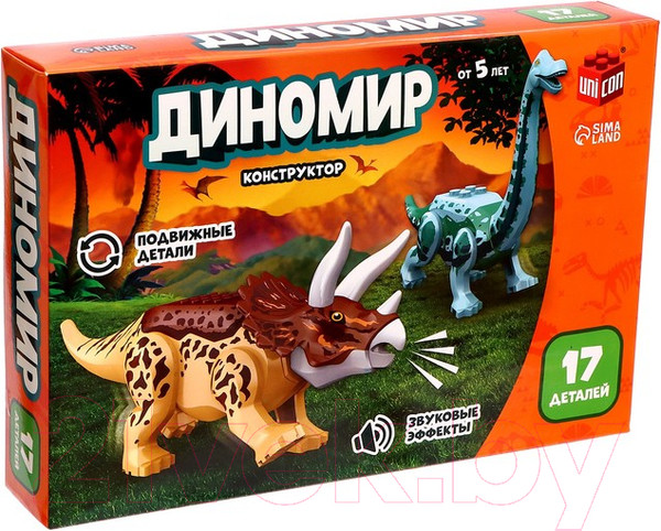 Изображение товара Игрушка-конструктор Unicon Диномир / 7761117