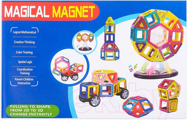 Изображение товара Конструктор магнитный Xinbida Магический магнит / 3550053
