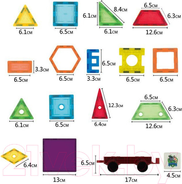 Изображение товара Конструктор магнитный Xinbida Магический магнит / 3550069