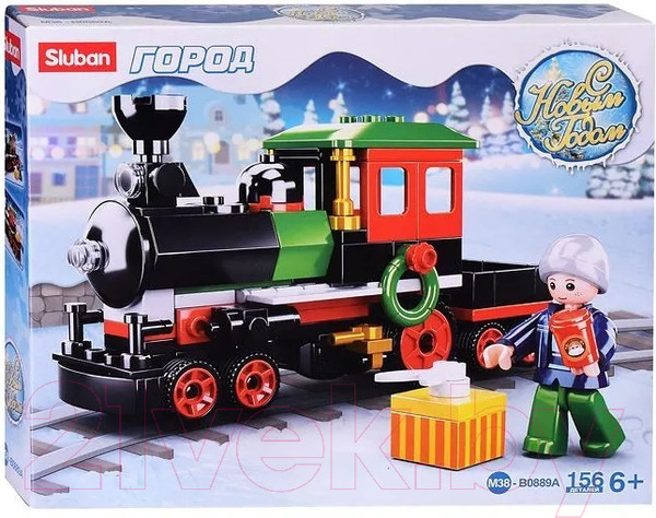 Изображение товара Конструктор Sluban Паровозик / M38-B0889A