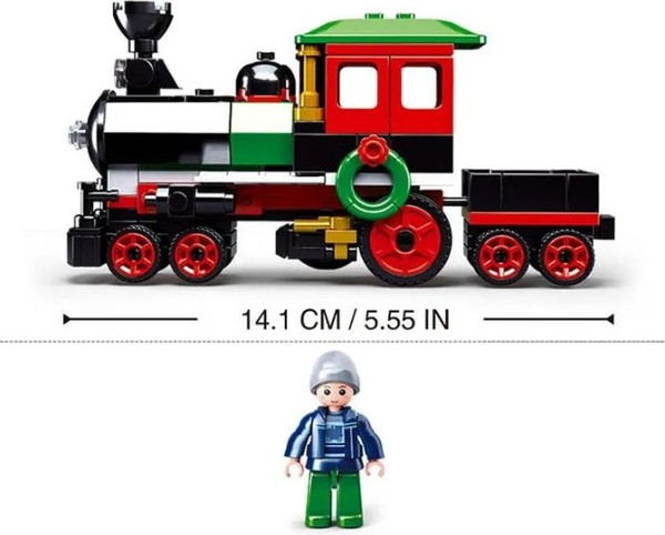 Изображение товара Конструктор Sluban Паровозик / M38-B0889A