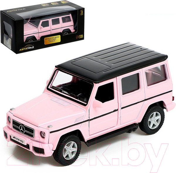 Изображение товара Масштабная модель автомобиля Автоград Mercedes-Benz G63 AMG / 9471870 (матовый розовый)