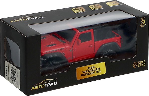Изображение товара Масштабная модель автомобиля Автоград Jeep Wrangler / 9471867