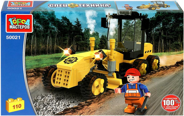 Изображение товара Конструктор Город мастеров Грейдер / 50021-CG (110эл)