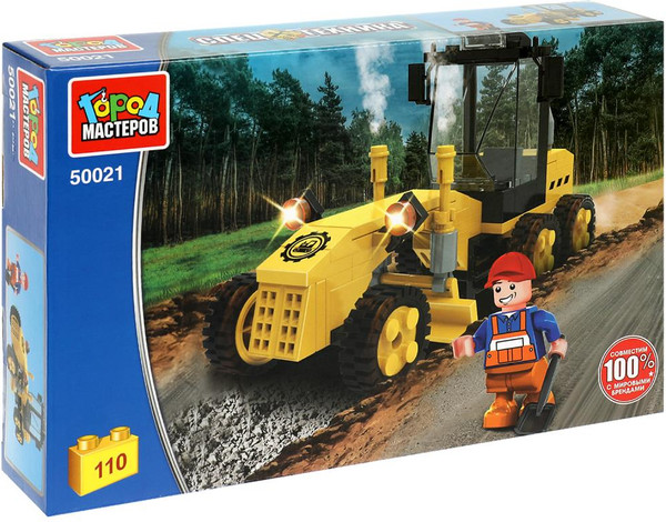 Изображение товара Конструктор Город мастеров Грейдер / 50021-CG (110эл)