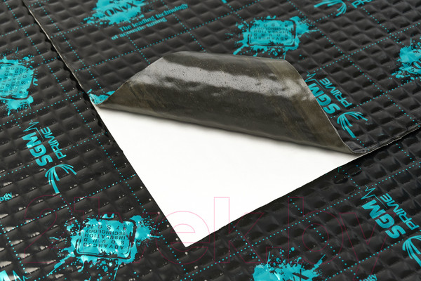 Изображение товара Шумоизоляция SGM Onyx 3 0.5x0.8м/3мм (1 лист)
