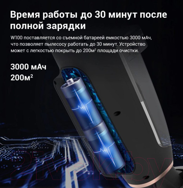 Изображение товара Вертикальный пылесос iLife W100