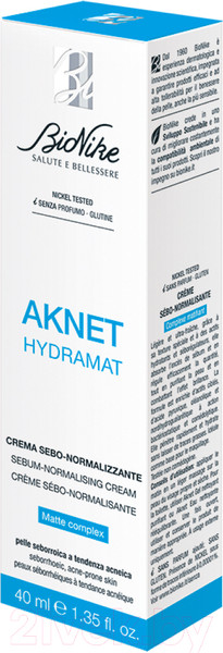 Изображение товара Крем для лица BioNike Aknet Hydramat Sebum-Normalising (40мл)