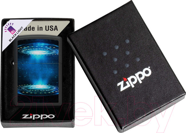 Изображение товара Зажигалка Zippo UFO Flame / 48514 (черный)