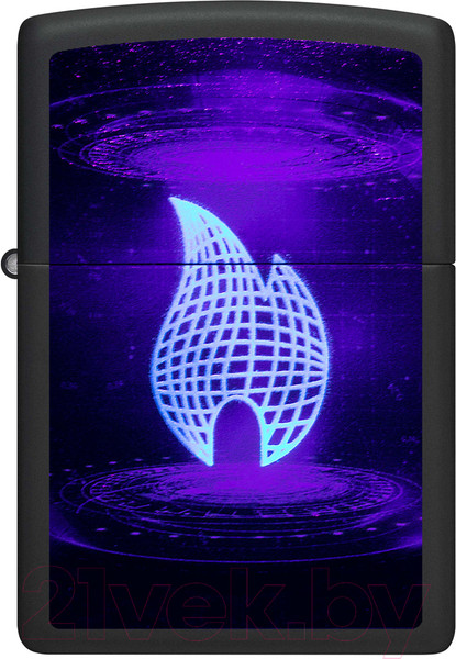Изображение товара Зажигалка Zippo UFO Flame / 48514 (черный)