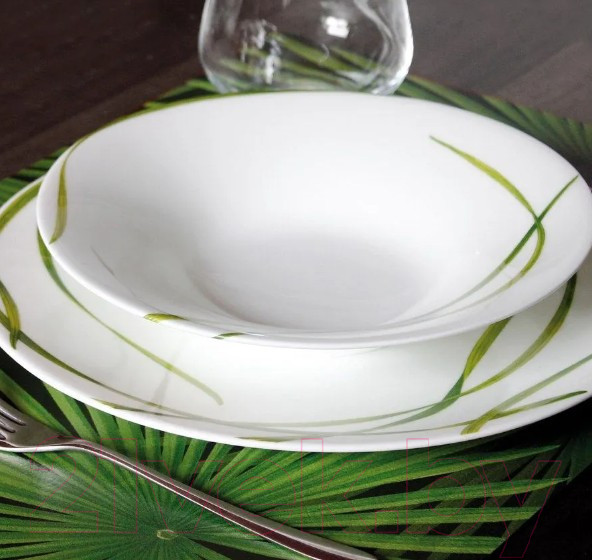 Изображение товара Тарелка столовая глубокая Taitu Life In Green 12-13-5