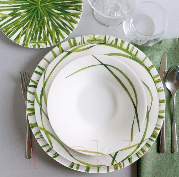 Изображение товара Тарелка столовая глубокая Taitu Life In Green 12-13-5