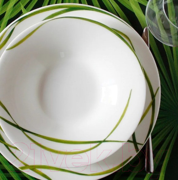 Изображение товара Тарелка столовая глубокая Taitu Life In Green 12-13-5