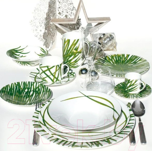 Изображение товара Тарелка столовая глубокая Taitu Life In Green 12-13-5