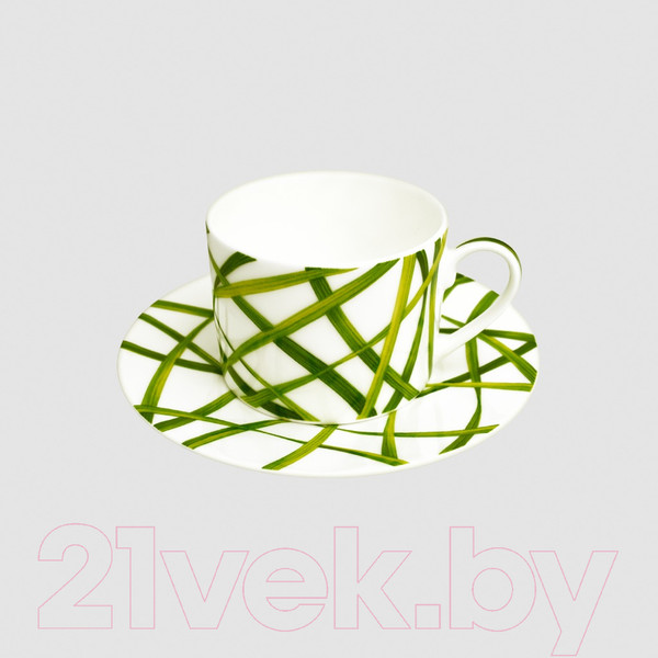 Изображение товара Чашка с блюдцем Taitu Life In Green 12-13-2