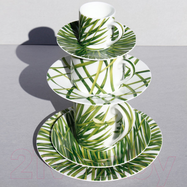 Изображение товара Чашка с блюдцем Taitu Life In Green 12-13-2