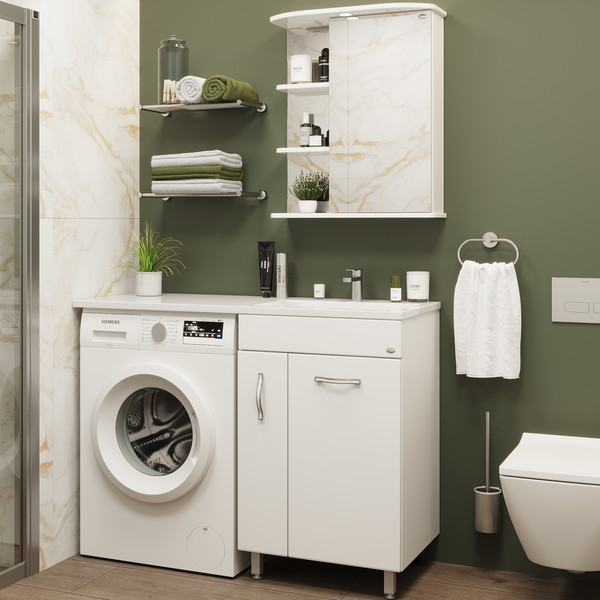 Изображение товара Шкаф с зеркалом для ванной Onika Карина 55.01 R (205513)