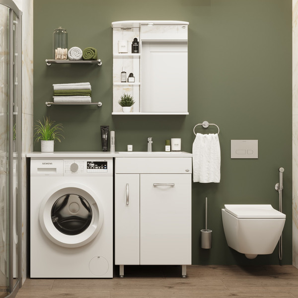 Изображение товара Шкаф с зеркалом для ванной Onika Карина 55.01 R (205513)