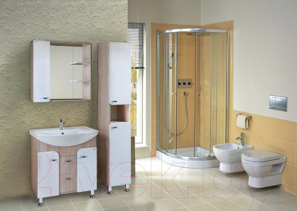 Изображение товара Шкаф-пенал для ванной Onika Стиль 30.10 У (403048)