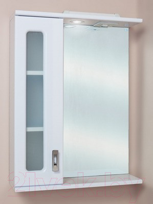 Изображение товара Шкаф с зеркалом для ванной Onika Кристалл 58.01 L (205817)