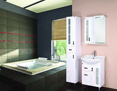 Изображение товара Шкаф с зеркалом для ванной Onika Кристалл 58.01 L (205817)