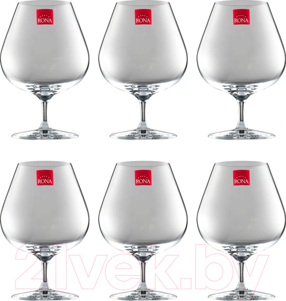 Изображение товара Набор бокалов Rona Brandy 53 7558/530 (6шт)
