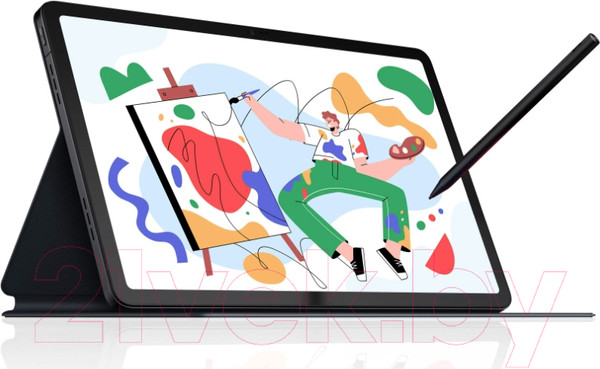 Изображение товара Планшет TCL Tab 11 WiFi 9466X 4GB/128GB с чехлом и пленкой (темно-серый)