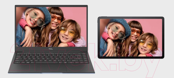 Изображение товара Планшет TCL Tab 11 WiFi 9466X 4GB/128GB с чехлом и пленкой (темно-серый)