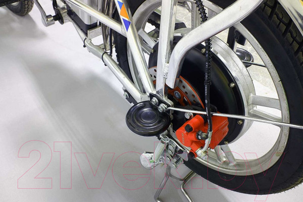 Изображение товара Электровелосипед Green Camel Транк-18 V2 (серебристый)