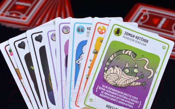 Изображение товара Настольная игра Мир Хобби Взрывные котята. Зомби-котята / 915608