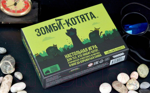 Изображение товара Настольная игра Мир Хобби Взрывные котята. Зомби-котята / 915608