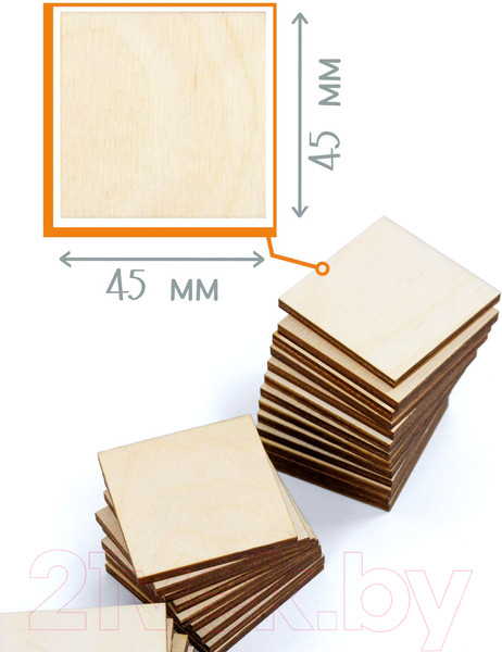 Изображение товара Набор для творчества Woody Квадраты / 07364