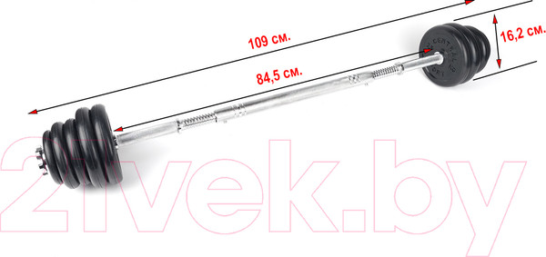 Изображение товара Набор гантелей разборных Central Sport 21кг