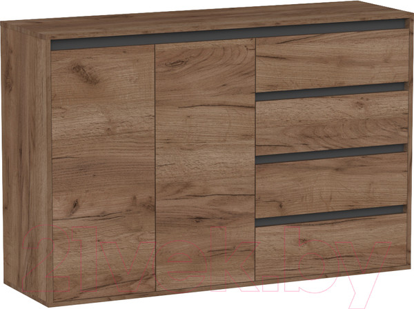 Изображение товара Тумба Интермебель Рио-3 Р-003 (дуб крафт табачный/графит серый)