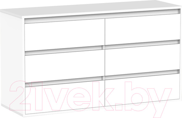 Изображение товара Комод Интермебель Рио-4 Р-004 (белый)