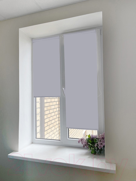 Изображение товара Рулонная штора АС МАРТ Шатти 61x150 (светло-серый)