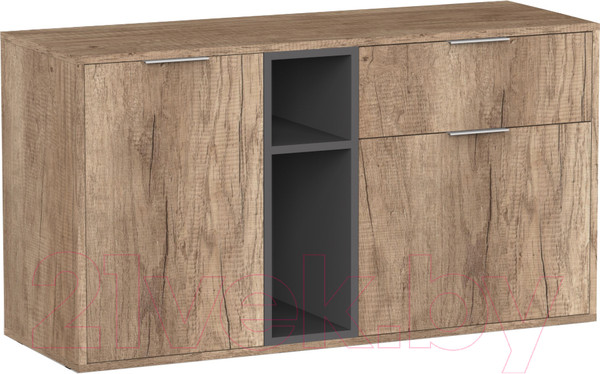 Изображение товара Тумба Интермебель Рио-7 Р-007 (дуб каньон/графит серый)