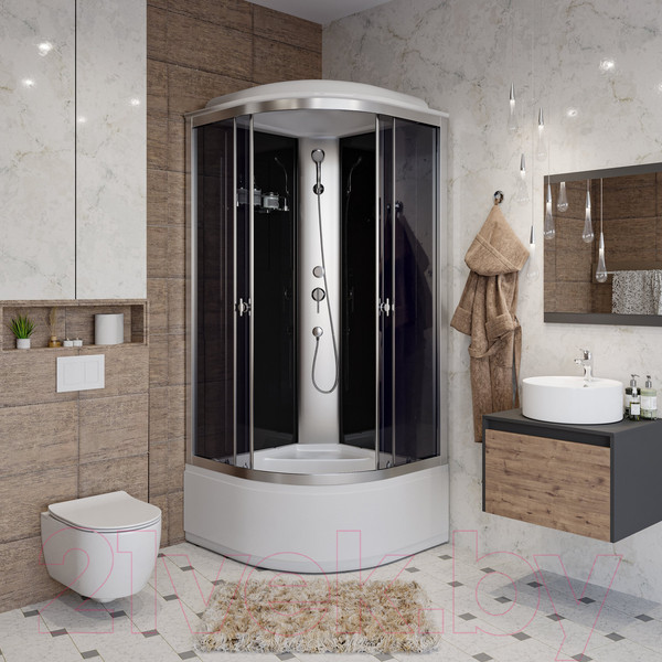 Изображение товара Душевая кабина Niagara Eco E80/40/TN 80x80x215