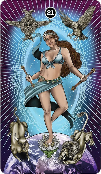 Изображение товара Гадальные карты U.S. Games Systems Global Fusion Intuitivi Tarot Cadrs / GF78