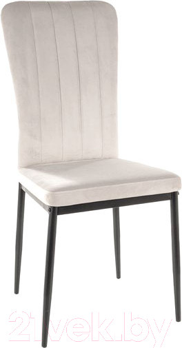 Изображение товара Стул Signal Vigo Velvet (Bluvel 03 светло-серый/черный)