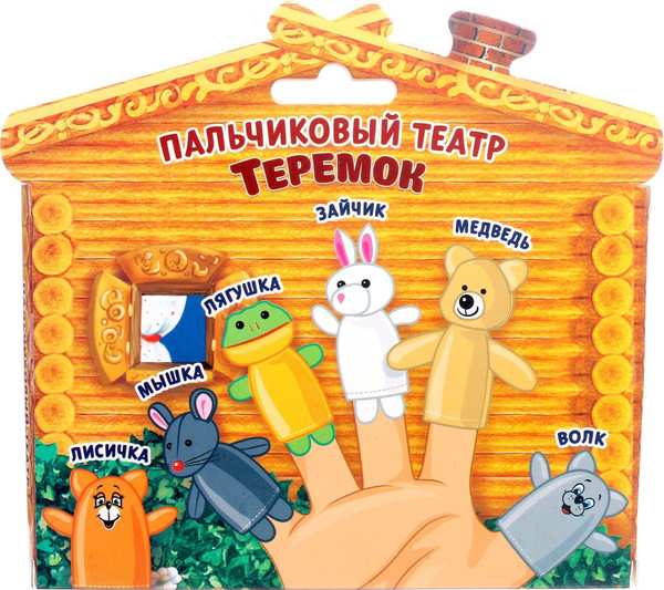 Изображение товара Пальчиковый кукольный театр Milo Toys Теремок / 1187305