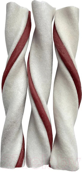 Изображение товара Лакомство для собак Деревенские лакомства Чистим зубы Твистер с говядиной (90г)