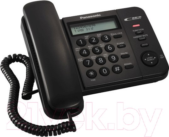 Изображение товара Проводной телефон Panasonic KX-TS2356RUB (черный)